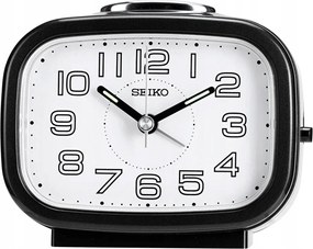 Fekete Ébresztőóra Seiko QHK060K Hangos Riasztás Csendes Szundi Mechanizmus