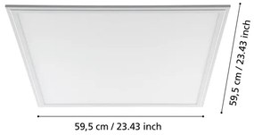 Eglo 96153 - LED mennyezeti panel SALOBRENA LED/40W/230V