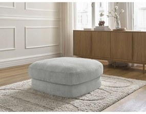 Világosszürke zsenília lábtartó Leonore – Bobochic Paris