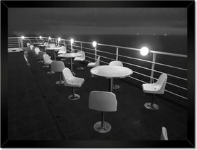 Poszterek keretben 40x30 Kávézó a tengerparton