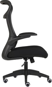 Irodai szék, fekete, SETON