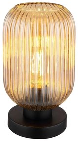 Globo 15469TA - Asztali lámpa NORMY 1xE27/40W/230V barna