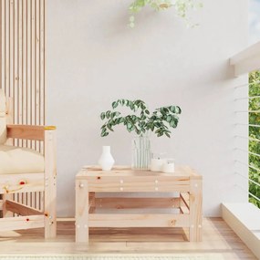 Tömör fenyőfa kerti lábzsámoly