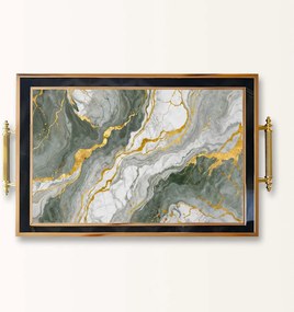 Üveg tálca, 38×24 cm – TPA10015