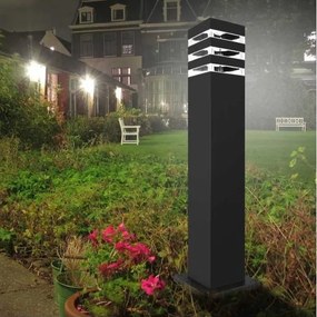 Kültéri lámpa TEKSAS 1xE27/12W/230V IP44, 44 cm, antracit