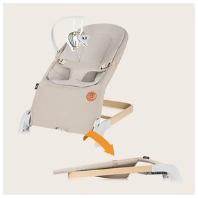 Lionelo - Bézs LILAC gyerek hintaszék