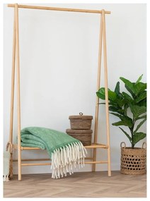 Zöld gyapjúkeverék takaró 130x170 cm Carmel – House Nordic