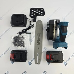 Akkus fűrész + 2x akku 21 V + tartozékok + praktikus tok - HTN-5719-1 - NAKIDA