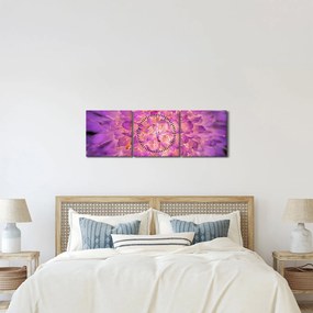 Részletes virágkép (órával) (90x30 cm)