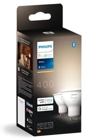 KÉSZLET 2x LED Dimmelhető izzó Philips Hue WHITE GU10/4,2W/230V 2700K