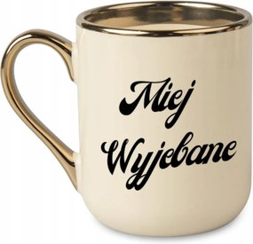 ElegĂĄns bögre " Ăs megadatik" ajĂĄndĂ©k 330 KrĂ©mszĂnƱ