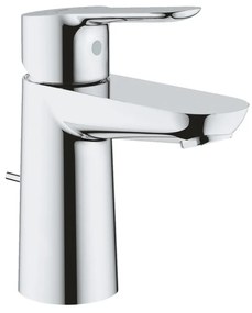 GROHE BauEdge S mosdó csaptelep, egykaros, Eco Joy funk, leeresztőgarnitúrával, króm
