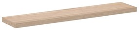 szerelt fa függőpolc 110 x 23,5 x 4 cm