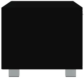 fekete szerelt fa TV-szekrény 120 x 40,5 x 35 cm
