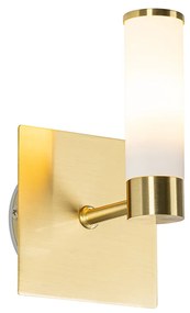 Modern fürdőszobai fali lámpa sárgaréz IP44 - Kád