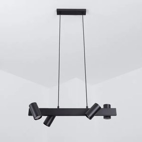BRILAGI - LED RGBW dimmelhető kábelen függesztett csillár SELE 4xGU10/6,5W/230V fekete