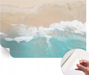 Öntapadós Fali Fotótapéta Hálószobába Zúgó hullámok 104x70 cm