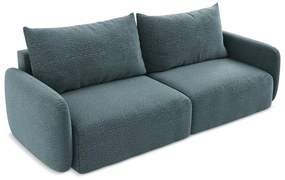 Türkiz kinyitható-tárolóhelyes kanapé 238 cm Kalena – Makamii