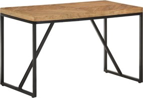 vidaXL tömör akác és mangófa étkezőasztal 120 x 60 x 76 cm