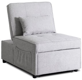 Ágyazható Fotel Szürke Színben. IBERIS 80 cm