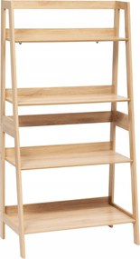 Könyvespolc Mdf Nyitott 5 Polcos 76X43X146 CM Barna max 35 kg