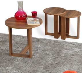 SZETT 3x MIRA barna dohányzóasztal