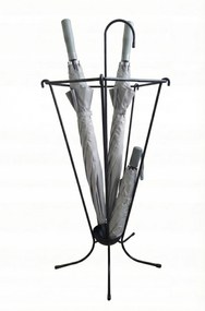 Esernyőtartó antracit esernyőtartó fém csepegtető rendszerező 60 cm