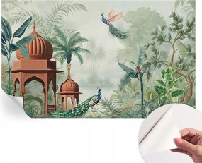 Öntapadós Dekoratív Fotótapéta Hálószobába Páva kertek 416x254 cm
