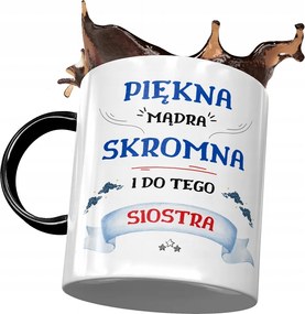 Fekete Bögre Nővérnek Születésnapi Ajándék Nyomtatott Fotóval