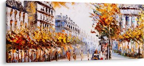 Kép - Utca Párizsban (120x50 cm)
