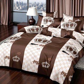 Ágynemű CROWN BROWN 7 részes 140X200 cm