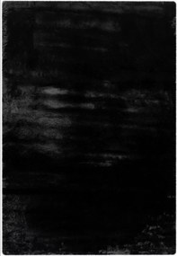 Lunasoft fekete extrán puha, plüss szőnyeg 60x220 cm