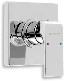 Novaservis Nobless Sharp rejtett zuhanycsaptelep, króm, 37050.0