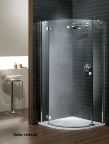 Radaway Almatea PDJ/zuhanykabin 195*90*90 L/R króm elemekkel többféle biztonsági üveggel jobbos átlátszó