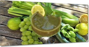 Vászonkép 180x90 Zöld gyümölcs mousse