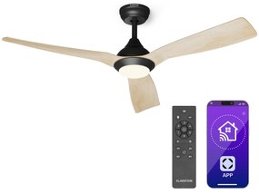 Fiji Flow 2 az 1-ben Smart, mennyezeti ventilĂĄtor, Ă 152 cm, LED lĂĄmpa, tĂĄvirĂĄnyĂtĂł, vezĂ©rlĂ©s applikĂĄciĂłn keresztĂŒl, 2 menetirĂĄny