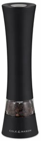 Cole&Mason - Elektromos fűszerdaráló BURFORD 4xAAA 18 cm fekete