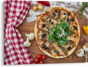 Pizza képe (70x50 cm)