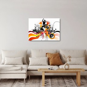 Kép - Zene (üvegen) (70x50 cm)