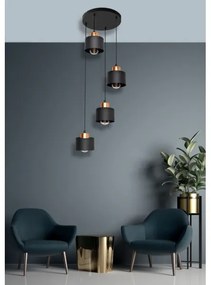 Csillár EDISON 4xE27 / 15W / 230V