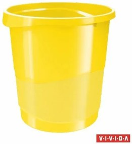 Papírkosár, 14 liter, ESSELTE Europost, Vivida sárga (E623946)