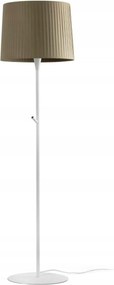 Faro Samba állólámpa, fehér/zöld, textil ernyő, E27, 153 cm