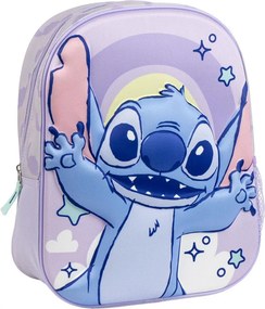 Disney Lilo és Stitch, A csillagkutya Cosmic 3D hátizsák, táska 31 cm