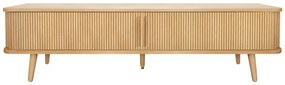 Natúr színű TV-állvány tölgyfa dekorral 178x50x40 cm Rove – Woodman