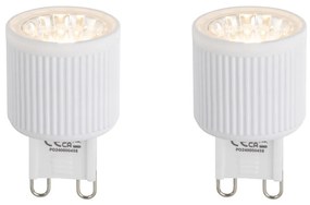 2 db-os G9 24 mm-es szabályozható LED izzó 3W 300 lm 2700K