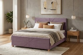 PATI ágy 140x200 cm Lila Matrac nélkül