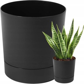 Virágtartó Fedő Virágtartó Állvány Fekete 32,5x34,1cm