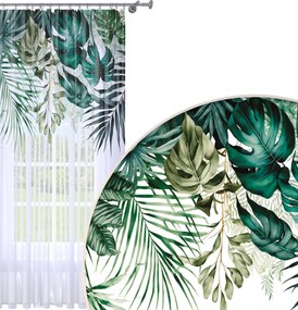 Függöny Kész 140x230 Fátyol Festett Béka Mintás 141