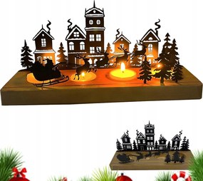 Fából Készült Adventi Gyertyatartó