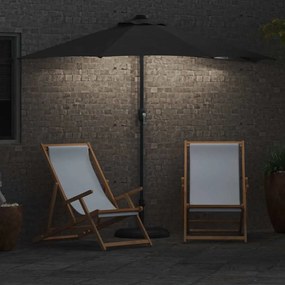 Kerti napernyő Antracit 294 x 150 x 224 cm szövet